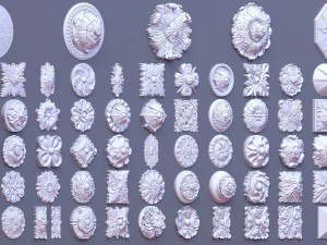 pearlworks medallions collection 3D 模型