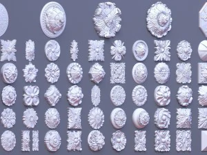 pearlworks medallions collection 3D Model