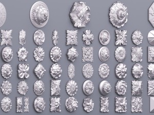 pearlworks medallions collection 3D 模型