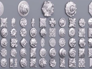 pearlworks medallions collection 3D Model