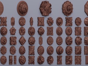 pearlworks medallions collection 3D 模型