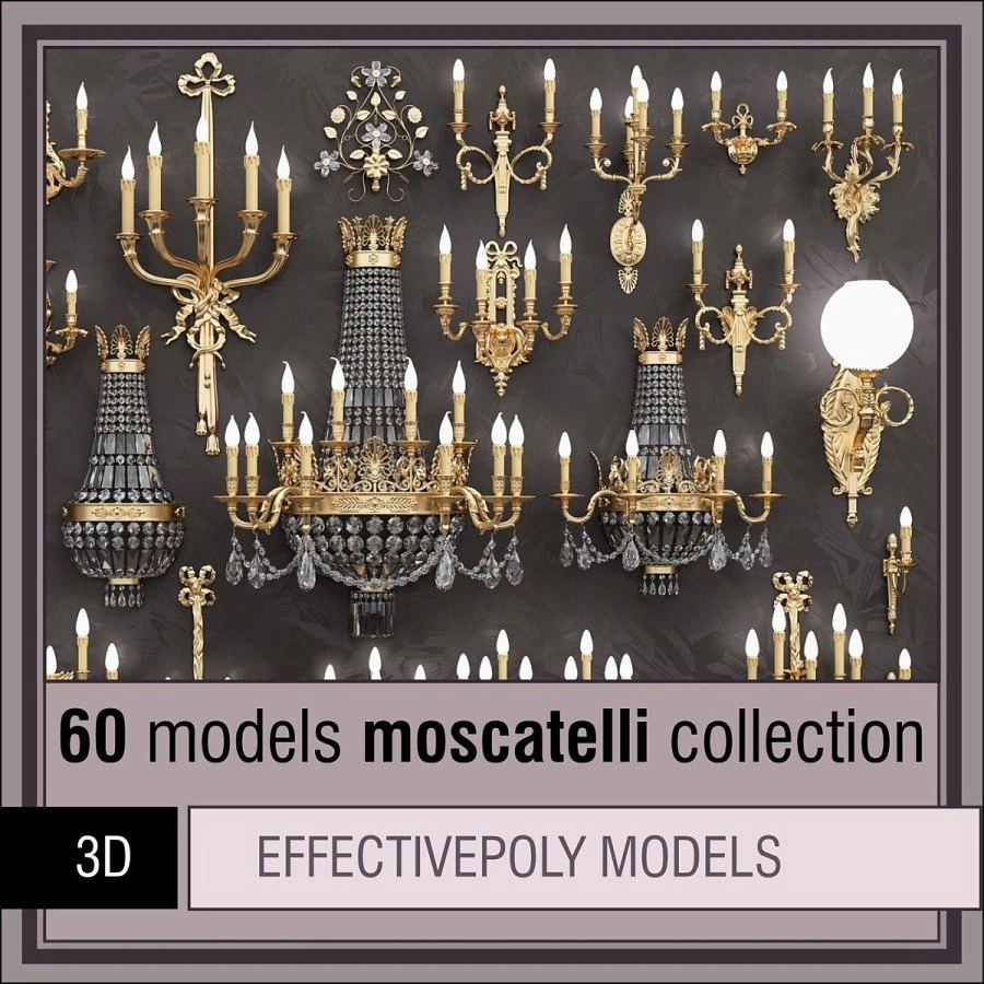 moscatelli collection 60 items 3D Model .c4d .max .obj .3ds .fbx .stl .blend 