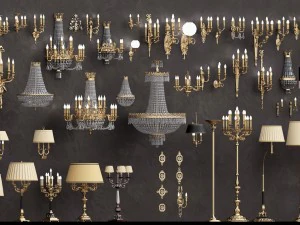 moscatelli collection 60 items 3D Model