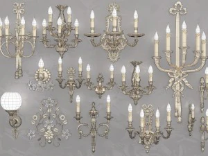 moscatelli collection 60 items 3D Model