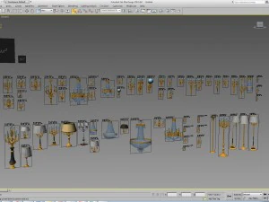moscatelli collection 60 items 3D Model