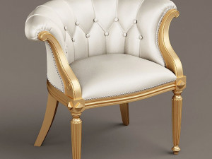 louis xv armchair and sofa 3D 모델