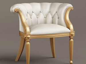 louis xv armchair and sofa 3D मॉडल