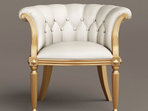 louis xv armchair and sofa 3D मॉडल