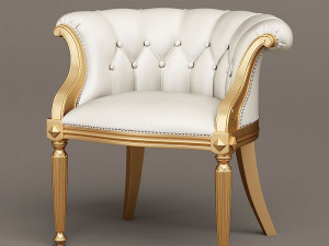 louis xv armchair and sofa 3D मॉडल