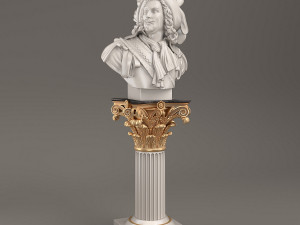 bust of an aristocrat 3D मॉडल