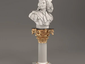 patung seorang bangsawan Model 3D