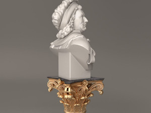 bust of an aristocrat 3D मॉडल