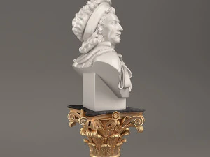 patung seorang bangsawan Model 3D