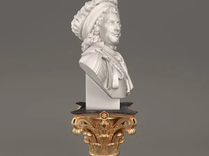 patung seorang bangsawan Model 3D