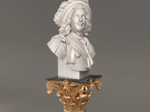 patung seorang bangsawan Model 3D