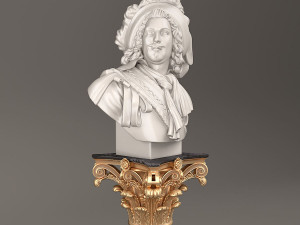 bust of an aristocrat 3D मॉडल