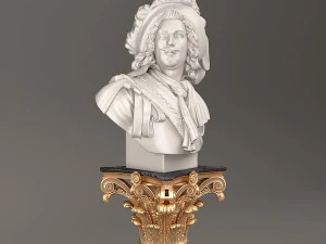 patung seorang bangsawan Model 3D