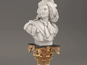 patung seorang bangsawan Model 3D