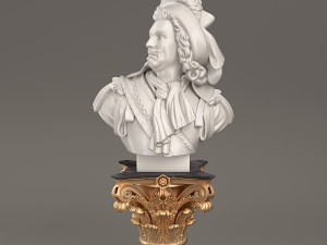 bust of an aristocrat 3D मॉडल