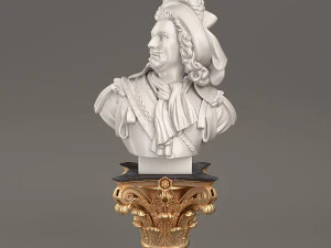 patung seorang bangsawan Model 3D