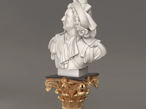 patung seorang bangsawan Model 3D