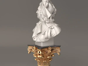 patung seorang bangsawan Model 3D