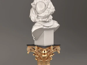 patung seorang bangsawan Model 3D