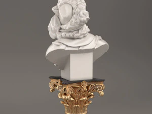 patung seorang bangsawan Model 3D