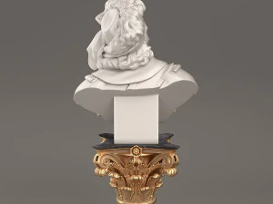 patung seorang bangsawan Model 3D