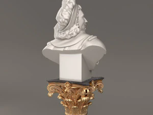 patung seorang bangsawan Model 3D