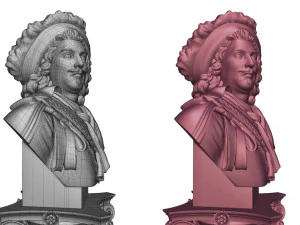 patung seorang bangsawan Model 3D