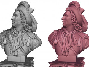 bust of an aristocrat 3D मॉडल