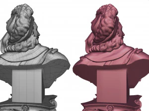 patung seorang bangsawan Model 3D