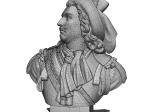 patung seorang bangsawan Model 3D