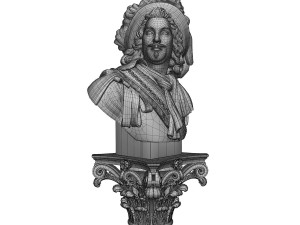 bust of an aristocrat 3D मॉडल