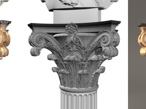 bust of an aristocrat 3D मॉडल