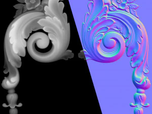 182 пензля бароко CG Текстури