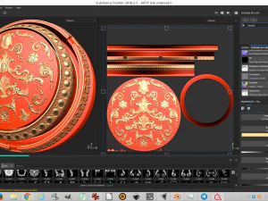 182 пензля бароко CG Текстури
