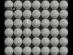 182 пензля бароко CG Текстури