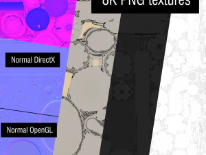 Сервізний набір срібних порожніх посудів midpoly 44 предмета 3D Модель