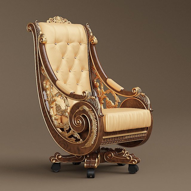 bisini office armchair Modèle 3D .c4d .max .obj .3ds .fbx .stl .blend 