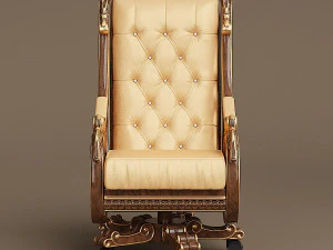 bisini office armchair 3D Model
