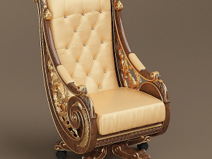 bisini office armchair Modèle 3D