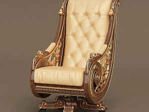 bisini office armchair 3D Model