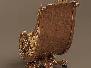 bisini office armchair 3D Model