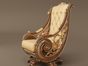bisini office armchair Modèle 3D