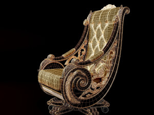bisini office armchair Modèle 3D