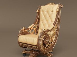 bisini office armchair Modèle 3D