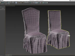 turri wedding chairs 3D Model