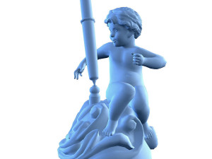 3d cherub pen holder model 3Dモデル